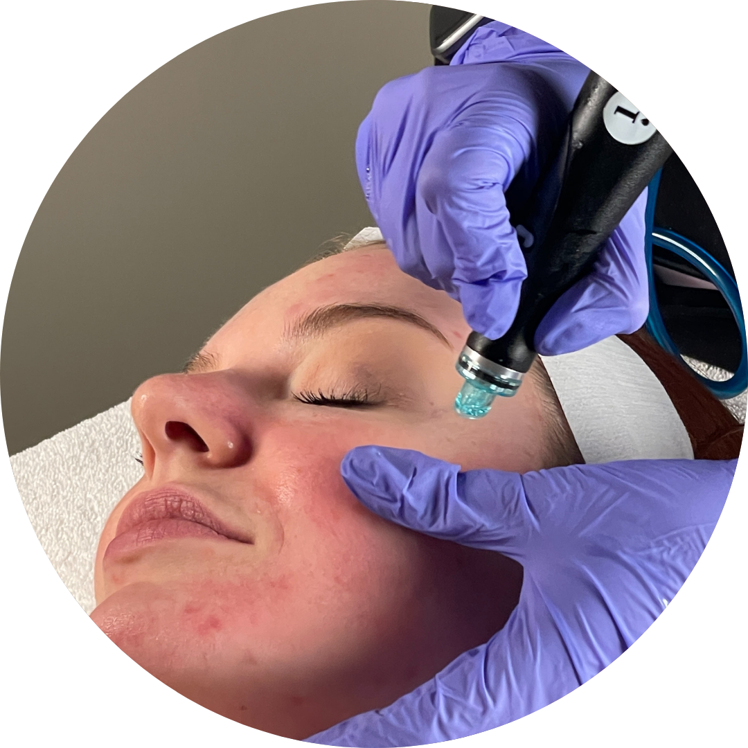 Woman receiving treatment